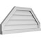 Ekena Millwork Octagonal Top Surface Mount PVC Gable Vent w/ 2"W x 2"P Brickmould Sill Frame, 36"W x 16"H GVPOT36X1603SN - alternate 2